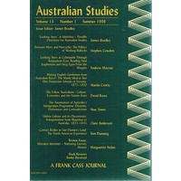 Australian Studies. Volume 13, Number 1, Summer 1998
