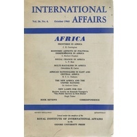 International Affairs. Volume 36, No 4