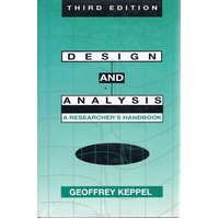 Design And Analysis. A Researcher's Handbook