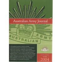 Australian Army Journal. (volume II, Number I. Winter 2004)