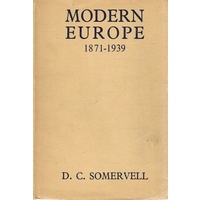 Modern Europe 1871-1939.