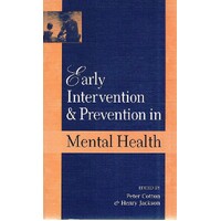 Early Intervention And Prevention Mental Health