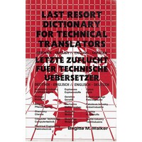 Last Resort Dictionary For Technical Translators