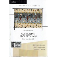 Australian Property Law. Cases And Materials