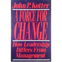 Force For Change. How Leadership Differs From Management