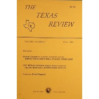 The Texas Review. Volume 1, Number 2