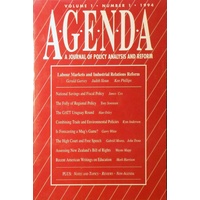 Agenda. A Journal Of Policy Analyis And Reform