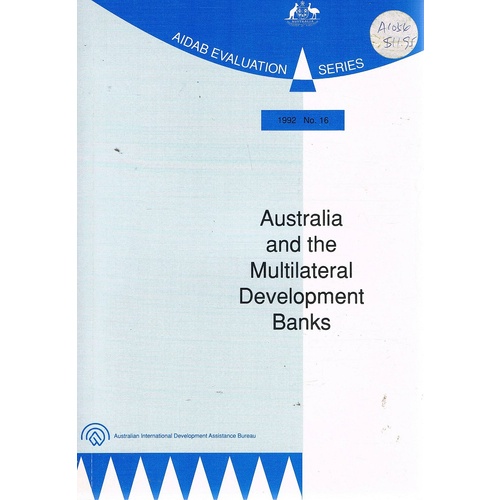 Australia And The Multilatertal Development Banks