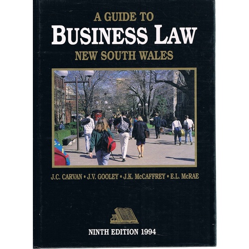 A Guide To Business Law New South Wales