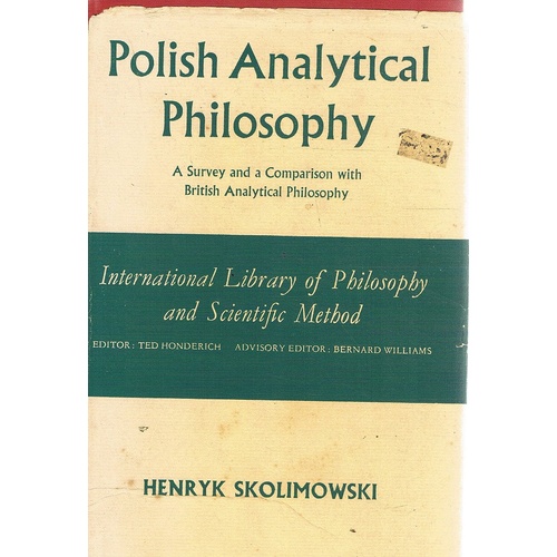 Polish Analytical Philosophy. A Survey And Comparison With British Analytical Philosophy