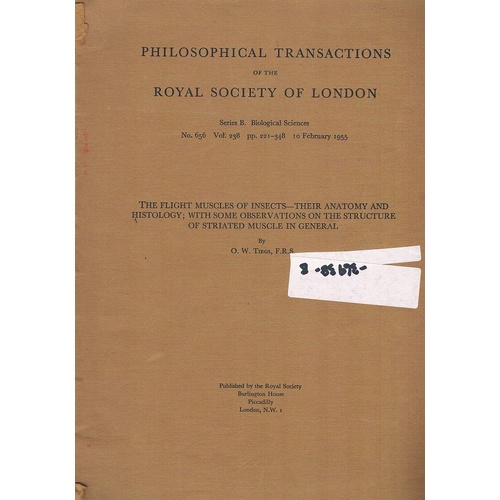 Philosophical Transactions Of The Royal  Society Of London. Series B. Biological Sciences