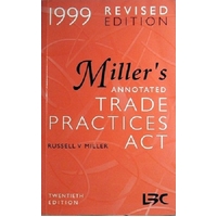 Miller's Annotated Trade Practices Act