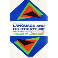 Language And Its Structure. Some Fundamental Linguistic Concepts