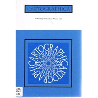 Cartographica (Volume 25. Number 3. Winter 1988)