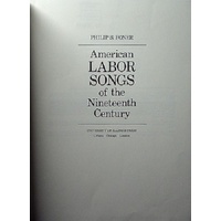 American Labor Songs of the Nineteenth Century