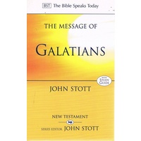 The Message Of Galatians With Study Guide