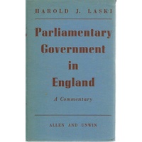 Parliamentary Government In England