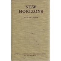 New Horizons. A Study Of Australian-Indian Relationships