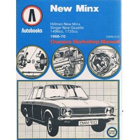 New Minx. Hillman New Minx, Singer New Gazelle,1496cc, 1725cc, 1966-70