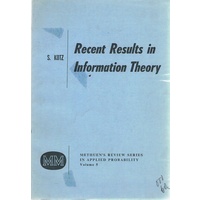 Recent Results In Information Theory