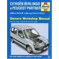 Citroen Berlingo & Peugeot Partner. 1996 To 2010(P To 60 Reg) Petrol And Diesel