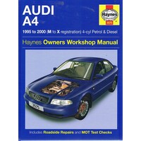 Audi A4. 1995 To 2000 (M To X Registration) 4-cyl Petrol & Diesel
