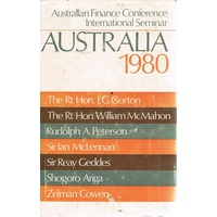Australia - 1980. Australian Finance Conference International Seminar
