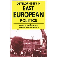 Developments In East European Politics.