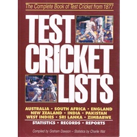 Test Cricket Lists. Statistics, Records, Reports.