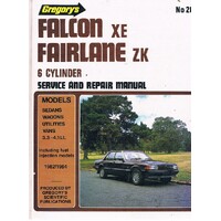 Ford Falcon XE/Fairlane ZK 6 Cyl 1982-84 3. 3 Litre 4. 1 Litre Pt, No. 208