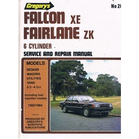 Ford Falcon XE/Fairlane ZK 6 Cyl 1982-84 3. 3 Litre 4. 1 Litre Pt, No. 208