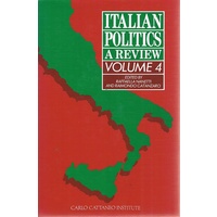 Italian Politics. v.4. A Review. Vol 4