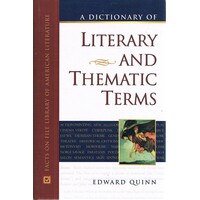 A Dictionary Of Literary And Thematic Terms