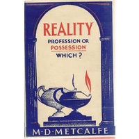 Reality. Profession Or Posession - Which