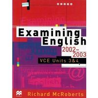 Examining English 2002-2003
