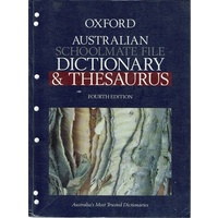 Australian Schoolmate File Dictionary And Thesaurus