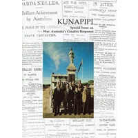 Kunapipi. Special Issue On War. Australia's Creative Response. Volume XVIII Numbers 2 & 3. 1996