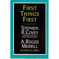 First Things First
