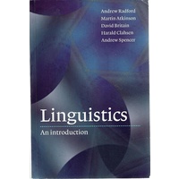 Linguistics. An Introduction