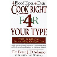 Cook Right For Your Type. 4 Blood Types, 4 Diets
