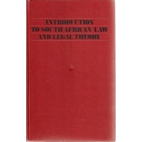 Introduction To South African Law And Legal Theory