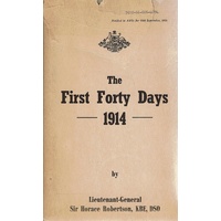 The First Forty Days 1914