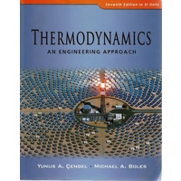 Thermodynamics. An Engineering Approach