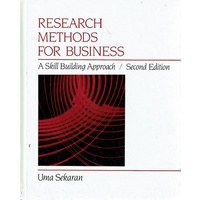 Research Methods For Business. A Skill Building Approach