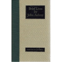Brief Lives By John Aubrey