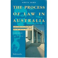 The Process of Law in Australia. Intercultural Perspectives