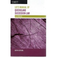 Lee's Manual Of Queensland Succession Law