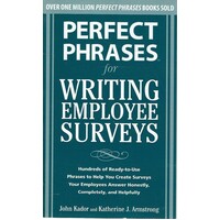 Perfect Phrases For Writing Employee Surveys