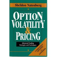 Option Volatility And Pricing. Advanced Trading Strategies and Techniques