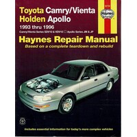 Toyota Camry Vienta And Holden Apollo 93 96 1993 to 1996 Haynes Automotive Repair Manuals